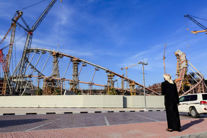 Qatar built seven new stadiums as part of the nation’s massive construction outlay for the 2022 World Cup.